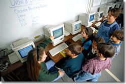 computer class, school