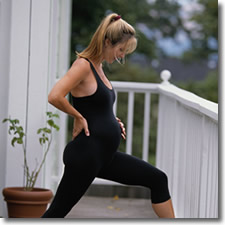 pregnant woman, exercise, healthy