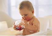 Baby with ball